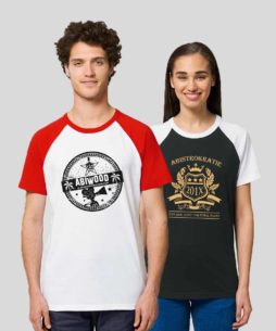 Danny Unisex Baseball Shirt White Red Black White 1 254x305 - Abi-Shirts
